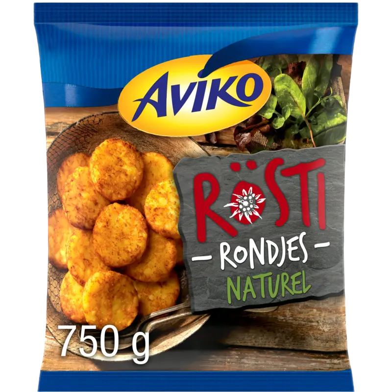 Aviko Rösti rondjes naturel 750 g