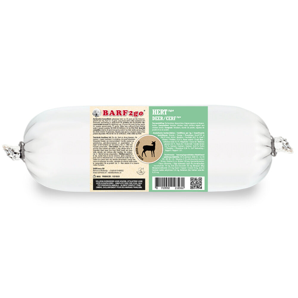 BARFmenu 2Go Hert hondenvoer nat 1 kg