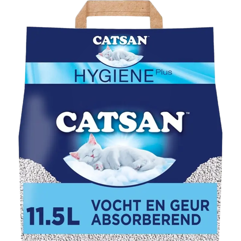 Catsan Hygiene plus kattenbakkorrels 11.5 L
