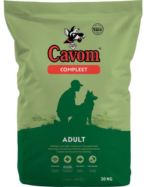 Cavom Compleet Adult Vlees Hondenvoer 20 kg