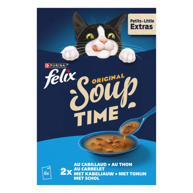Felix Soup Time Original 6 x 48 g