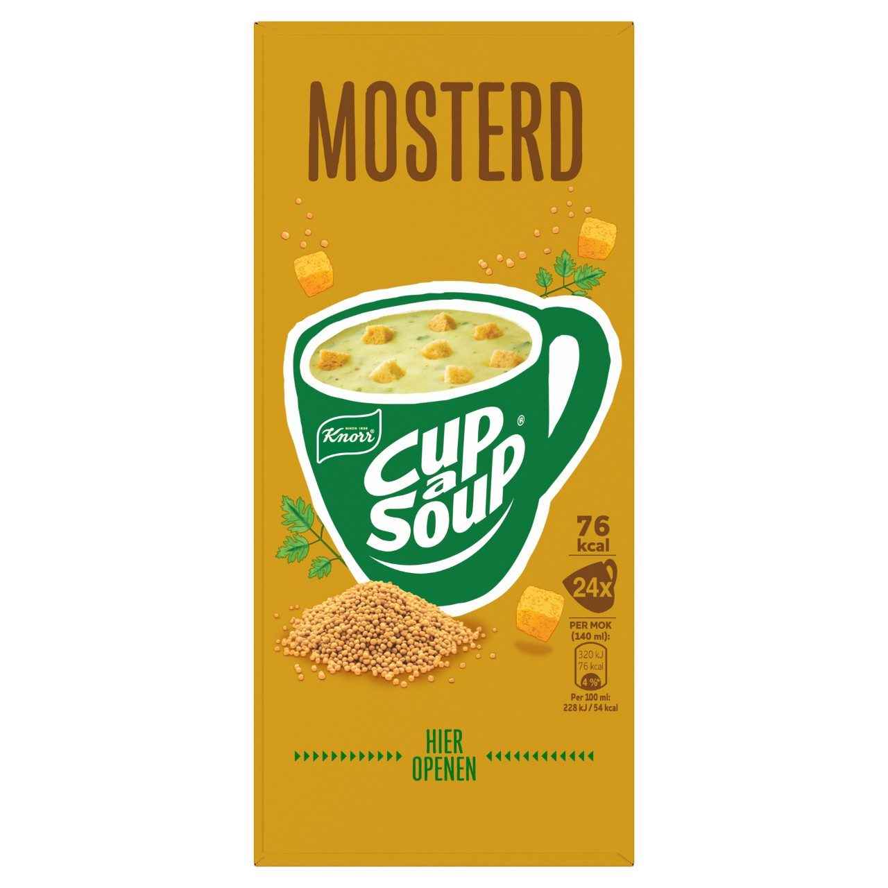 Knorr Cup-a-Soup Mosterd Soep - 24 zakjes