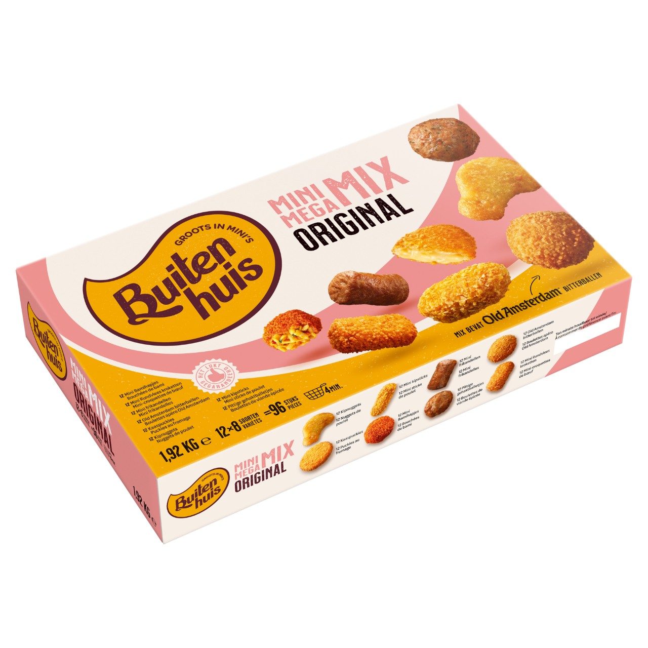Buitenhuis Mini Megamix Original - 96 x 20g