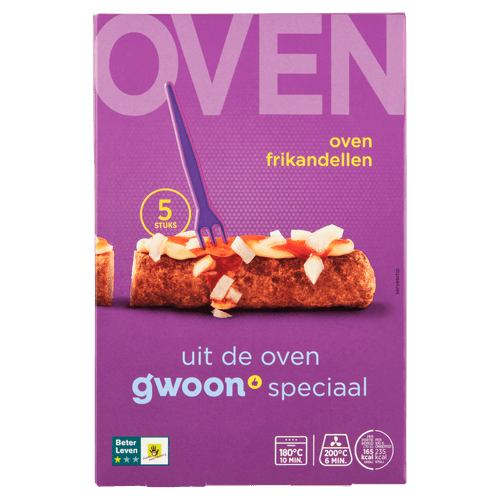 G'woon Oven frikandellen 5 stuks - The Dutch Snackshop