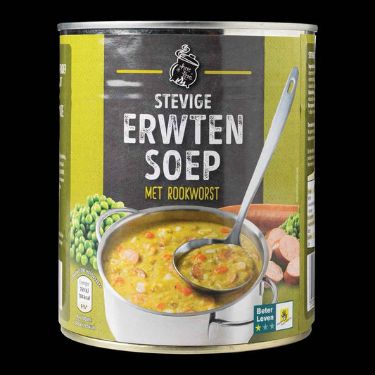DE HETE KETEL Stevige erwtensoep 800ml - The Dutch Snackshop