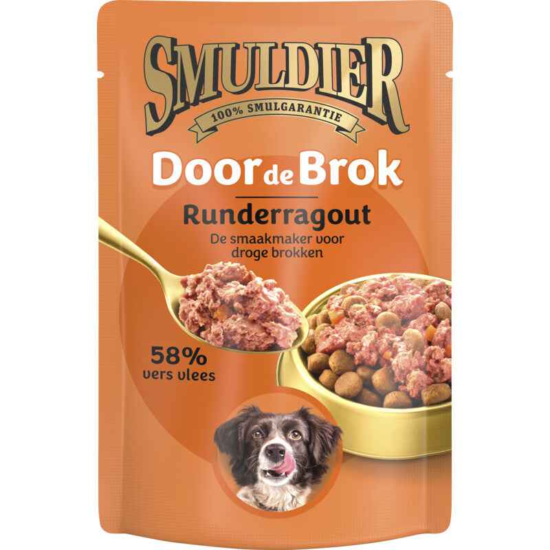 Smuldier Door de Brok Runderragout 60g