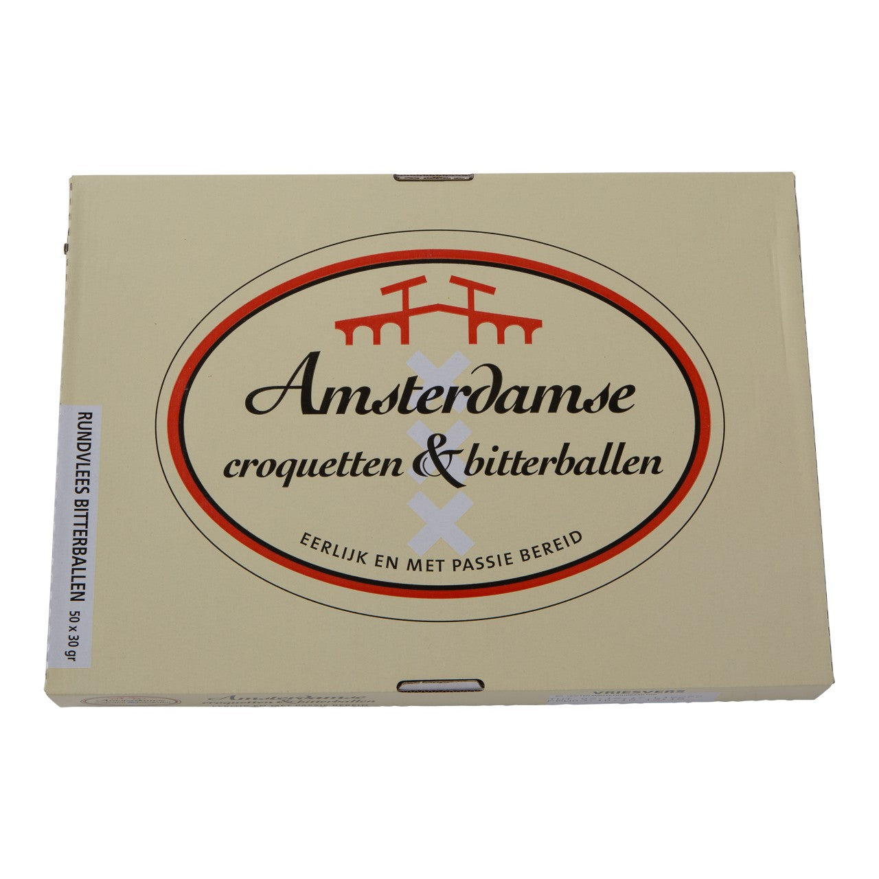 Amsterdamse - Bitterballen 20% rundvlees - 50 pieces à 30 grams - The Dutch Snackshop