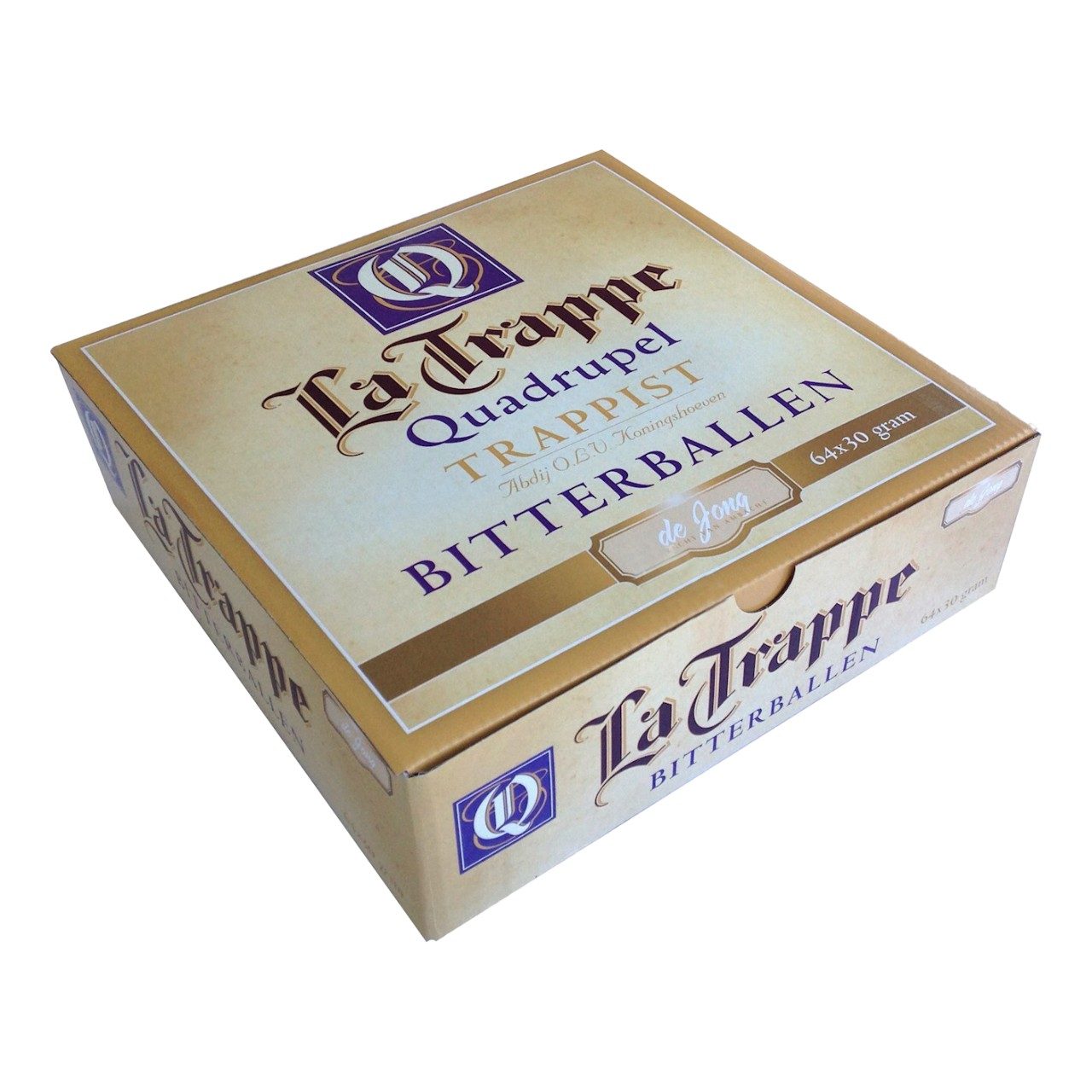 La Trappe - Bitterballen quadrupel trappist - 64 pieces à 30 grams - The Dutch Snackshop