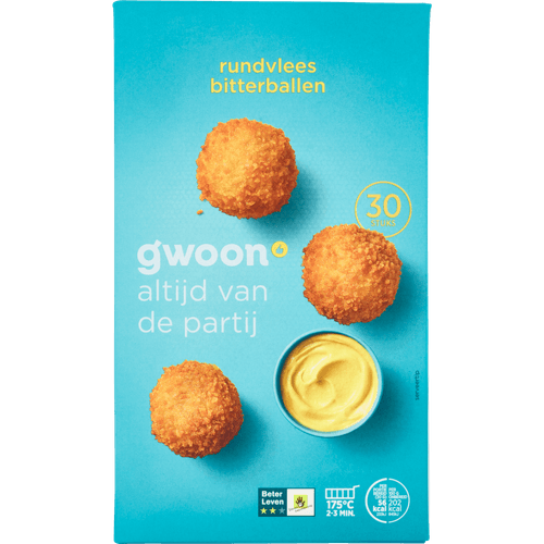 G'woon Bitterballen rundvlees 30 stuks - The Dutch Snackshop