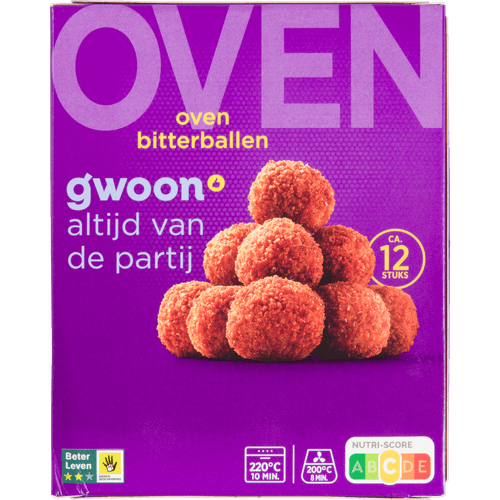 G'woon Oven bitterballen ca. 12 stuks - The Dutch Snackshop