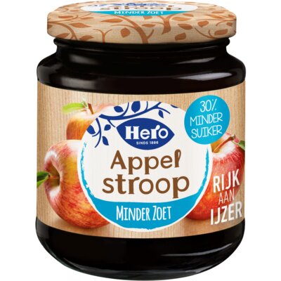 Hero Appelstroop minder zoet 380 gram - The Dutch Snackshop