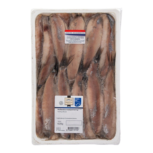 Haring, schoongemaakt, 10 stuks x 60 gr, MSC - The Dutch Snackshop