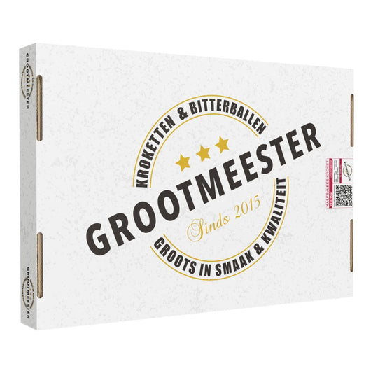 Grootmeester - Kalfsvlees kroketten - 20 pieces à 90 grams - The Dutch Snackshop