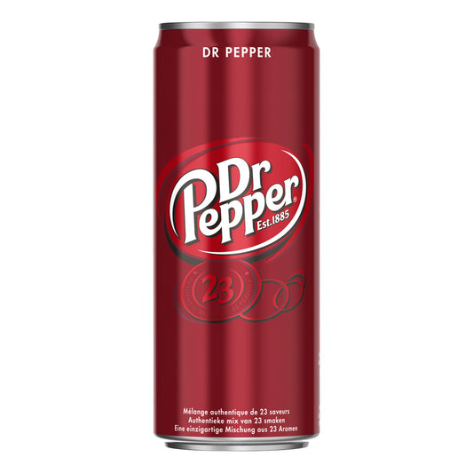 Dr. Pepper 24 cans 330ml - The Dutch Snackshop