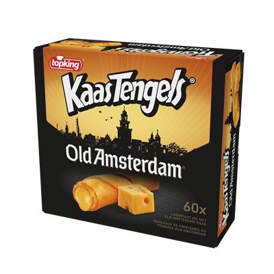 KaasTengels® Old Amsterdam 60 stuks a 15gr - The Dutch Snackshop