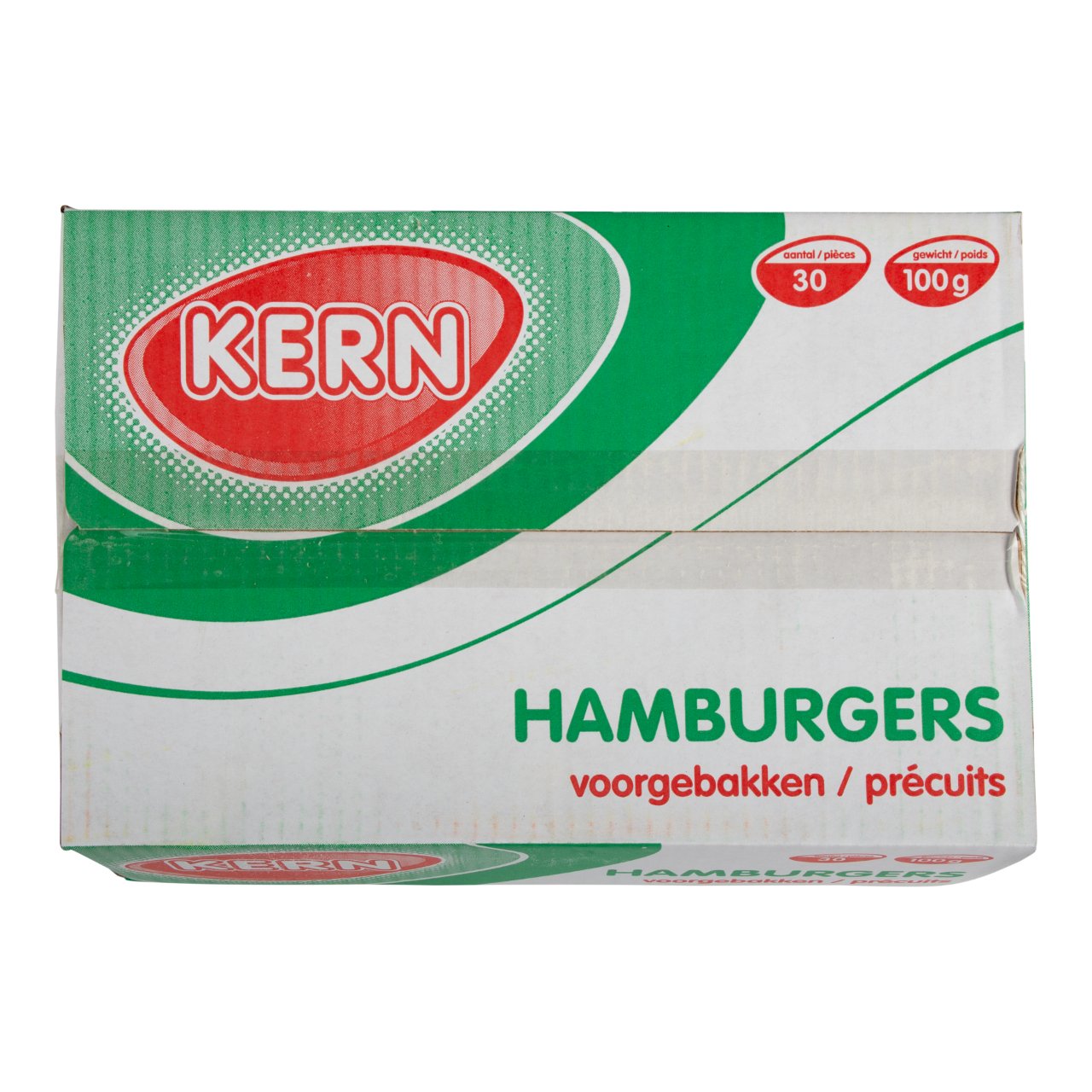 Kern - Hamburgers voorgebakken - 30 pieces à 100 grams - The Dutch Snackshop