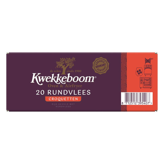 Kwekkeboom - Oven croquetten - 20 pieces à 70 grams - The Dutch Snackshop