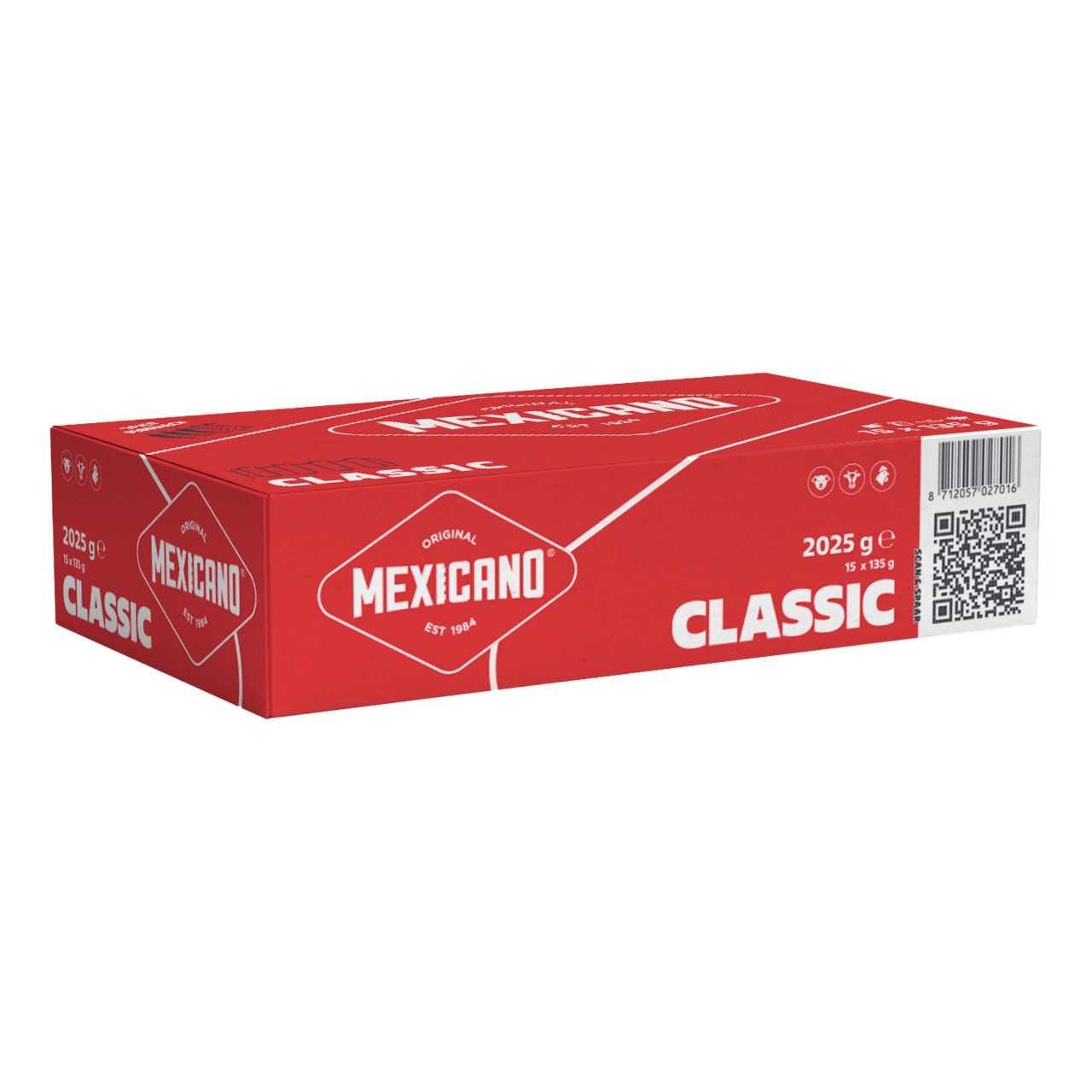 Mexicano - Mexicano classic - 15 pieces à 135 grams - The Dutch Snackshop