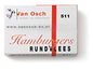 Van Osch - Hamburgers rundvlees - 30 pieces à 100 grams - The Dutch Snackshop