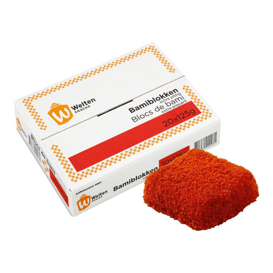 Welten - Bamiblokken extra pittig - 20 pieces à 125 grams - The Dutch Snackshop