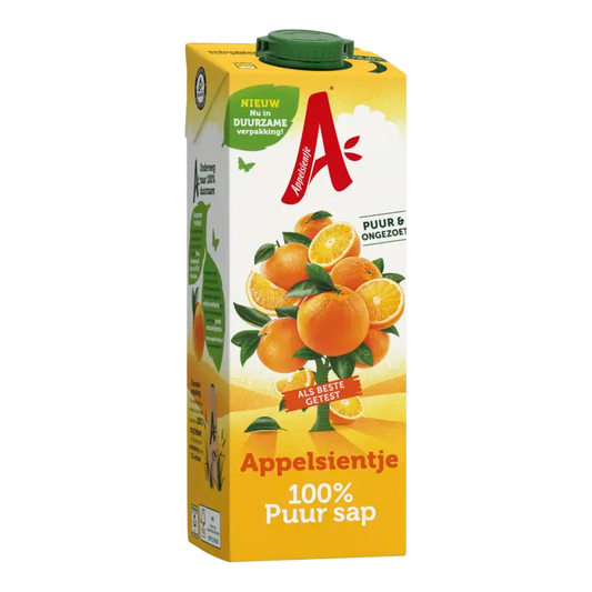 Appelsientje Sinaasappelsap 1 l verpakking