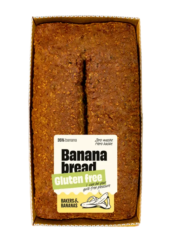 Bakers & Bananas Bananenbrood glutenvrij 310 g