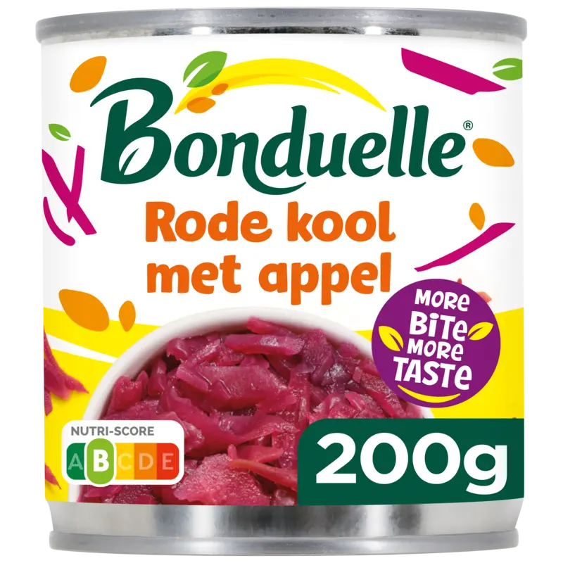 Bonduelle Rode kool met appel 200 g