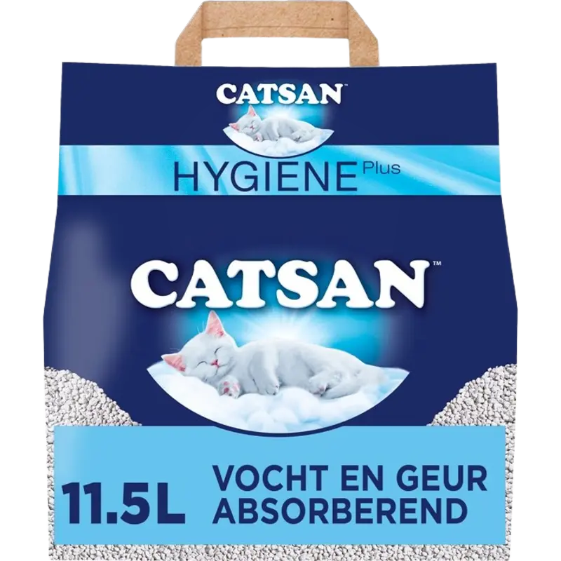 Catsan Hygiene plus kattenbakkorrels 11.5 L