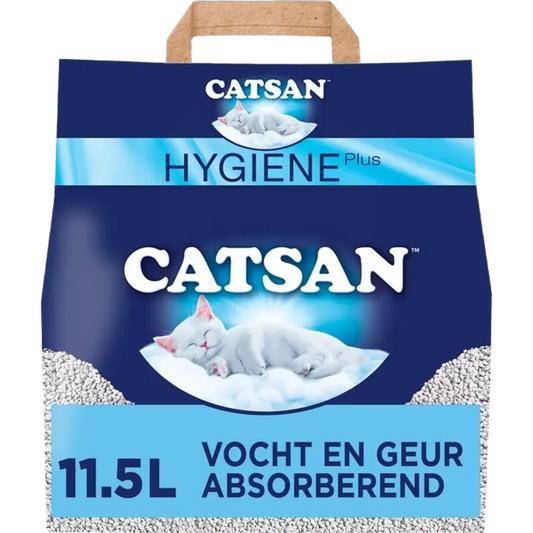 Catsan Hygiene plus kattenbakkorrels 11.5 L
