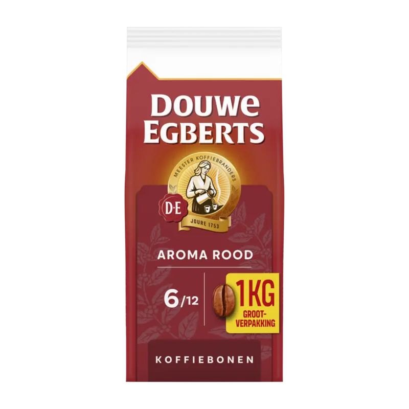 Douwe Egberts Aroma rood koffiebonen voordeelpak 1 kg