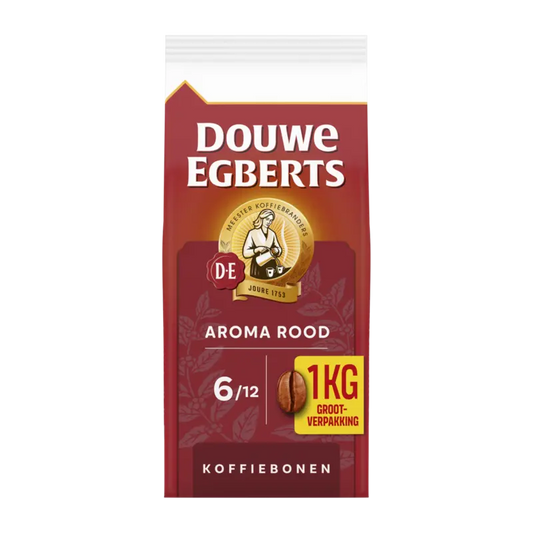 Douwe Egberts Aroma rood koffiebonen voordeelpak 1 kg