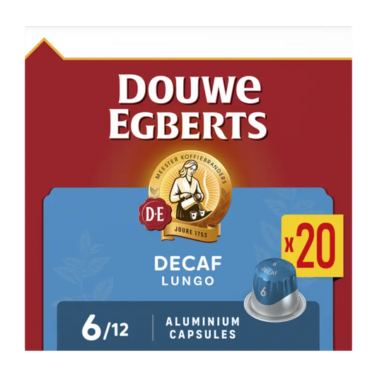 Douwe Egberts Lungo decaf capsules 20 stuks