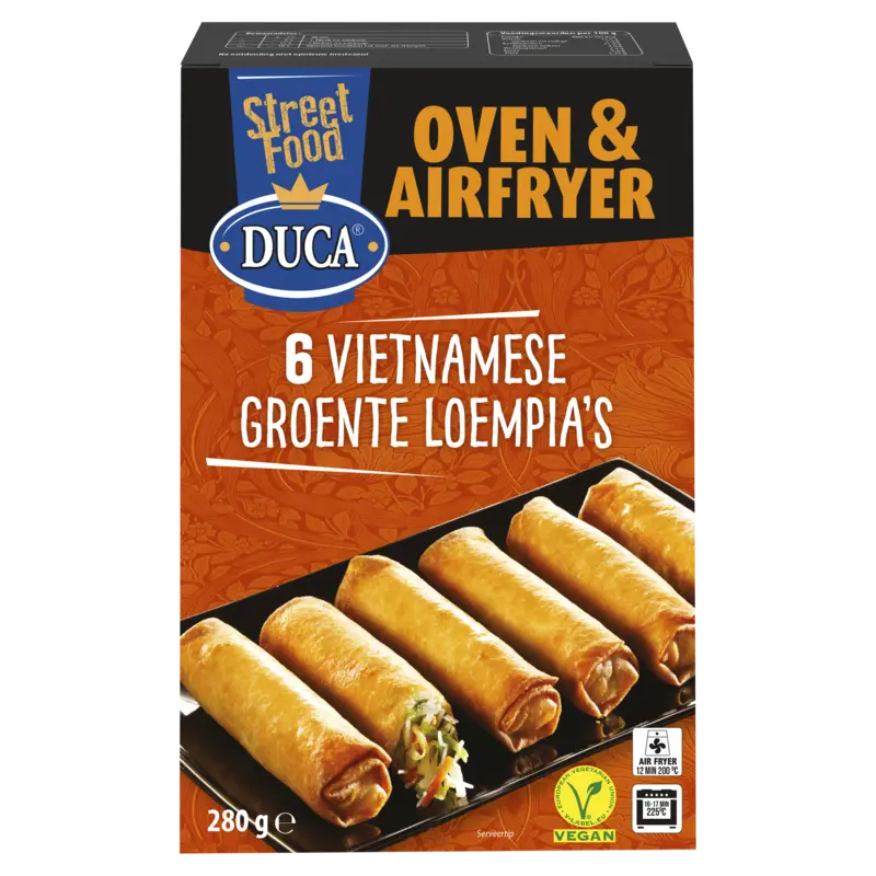 Duca 6 Vietnamese groente loempia's 282 g