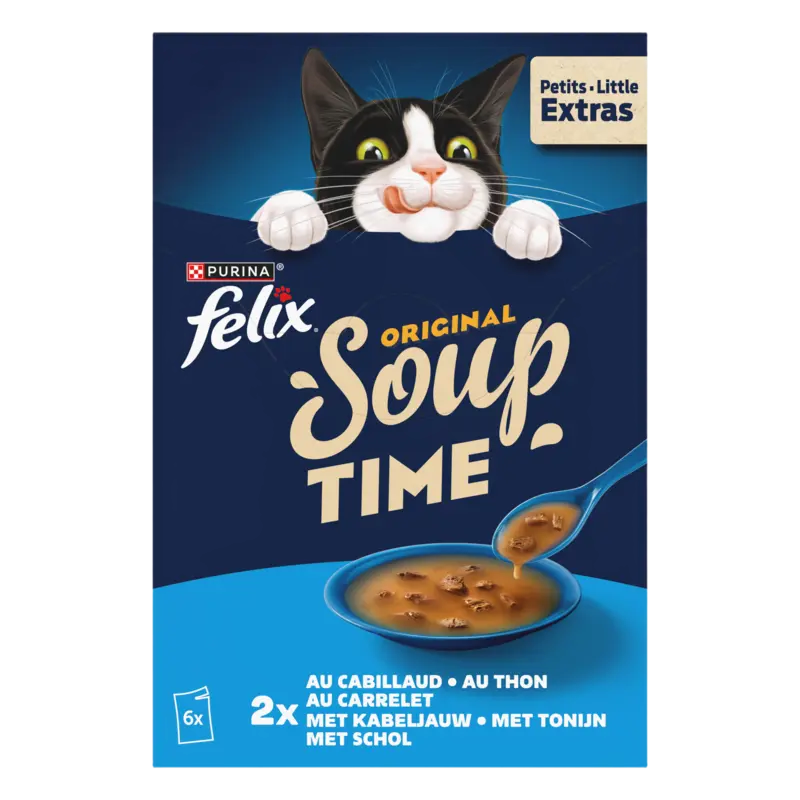 Felix Soup Time Original 6 x 48 g