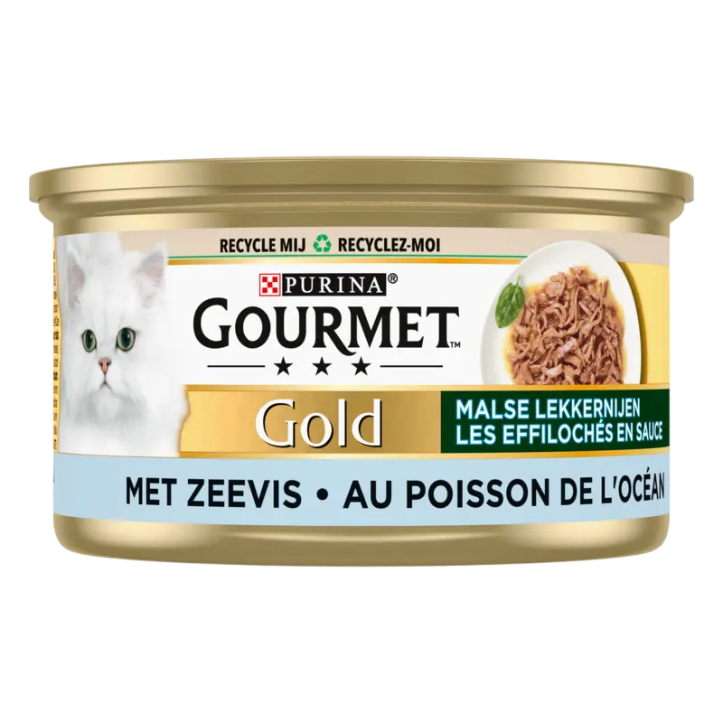 Gourmet Gold malse lekkernijen met zeevis 85 g