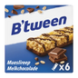 Hero B'tween mueslireep melkchocolade 6 x 25 g