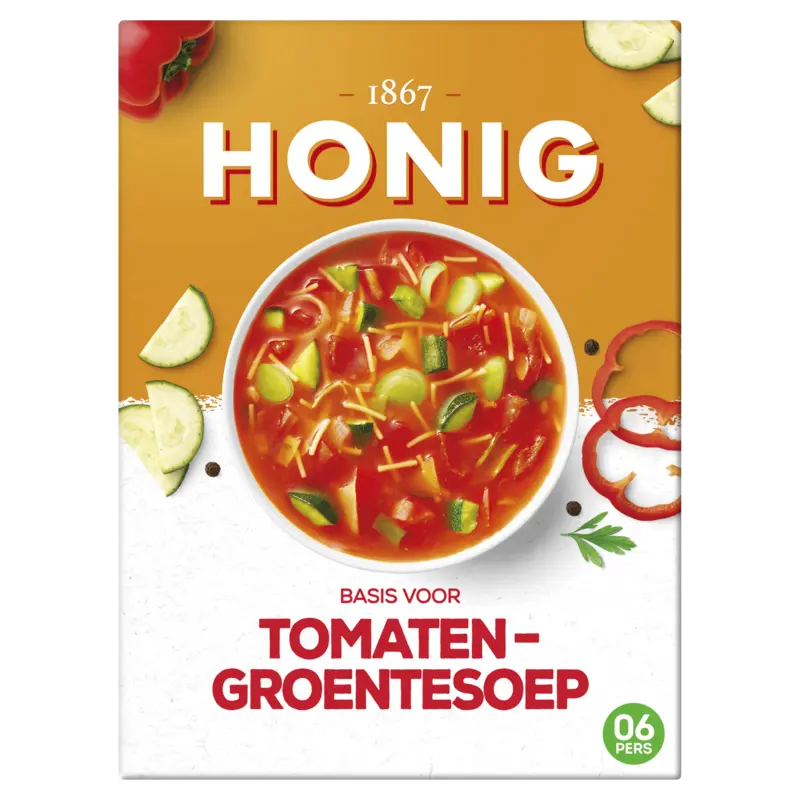 Honig Basis voor tomaten-groentesoep 79 g
