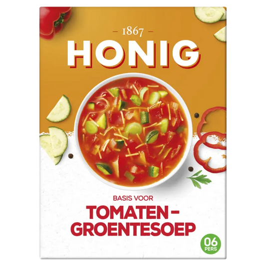Honig Basis voor tomaten-groentesoep 79 g