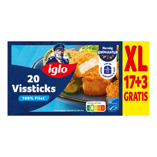 Iglo Vissticks 20 stuks oven airfryer