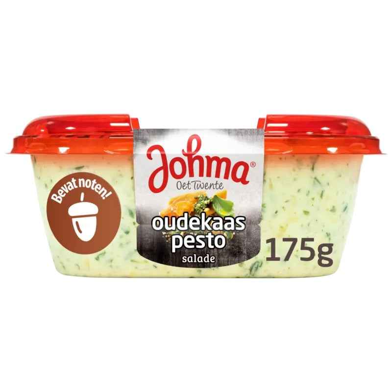 Johma Oudekaas-pesto salade
