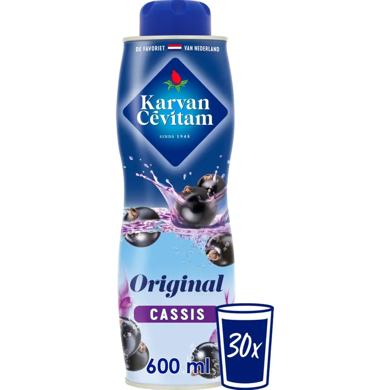 Karvan Cevitam Original cassis siroop 600 ml
