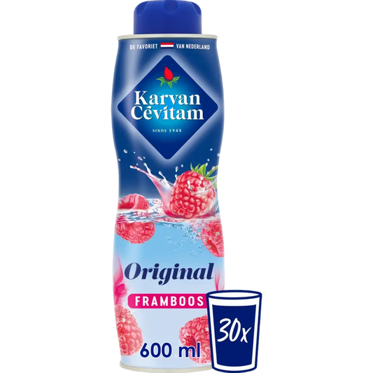 Karvan Cevitam Original framboos siroop 600 ml