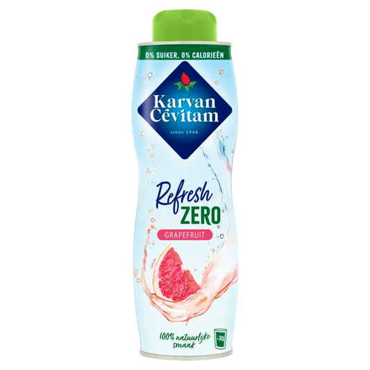 Karvan Cévitam Refresh zero grapefruit siroop 0,6 l