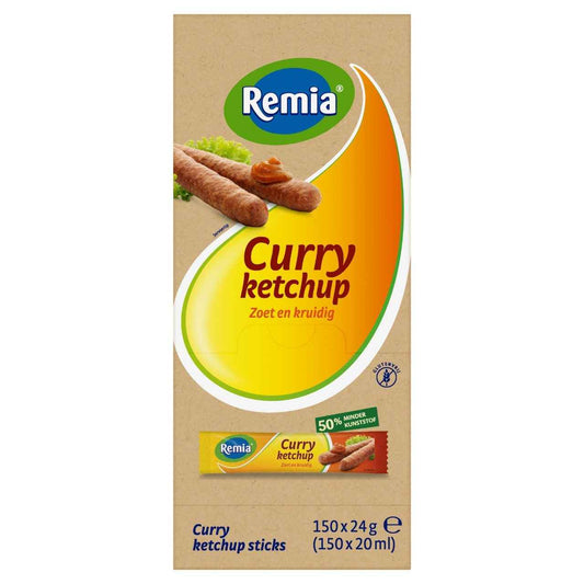Remia Curry Ketchup Sticks - 150 x 20ml