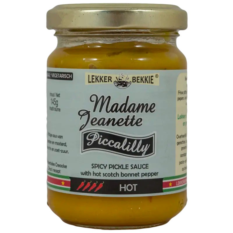 Lekker Bekkie Madame jeanette piccalilly 145 g