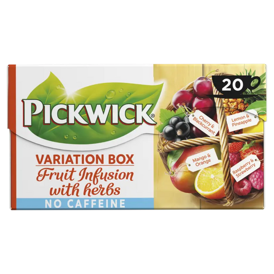 Pickwick Fruit infusion variatiebox kruidenthee 20 stuks