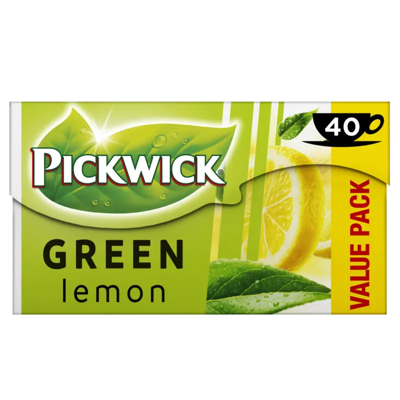 Pickwick Lemon groene thee voordeelpak 40 stuks