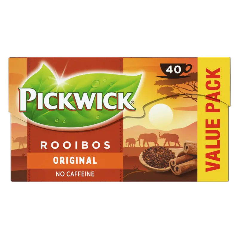 Pickwick Original rooibos thee voordeelpak 40 stuks