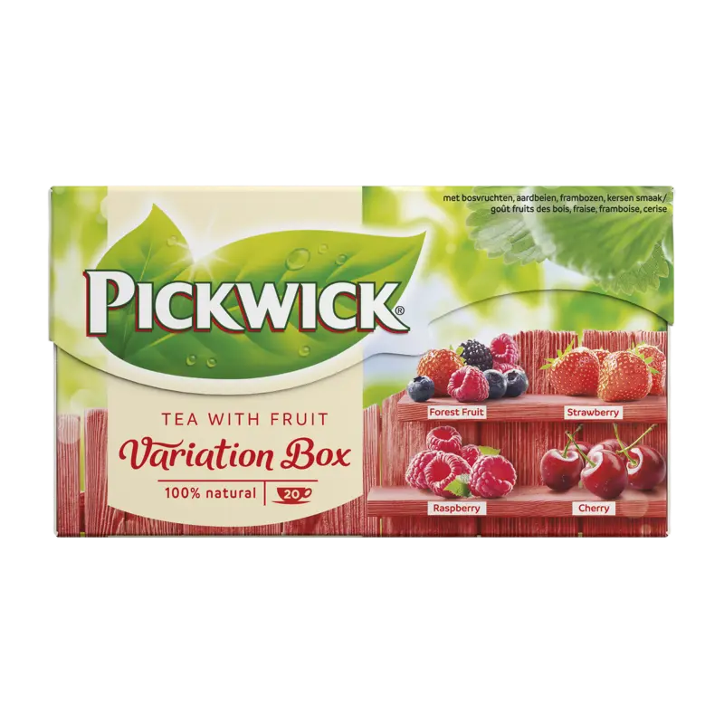 Pickwick Variatiebox rood vruchtenthee 20 stuks