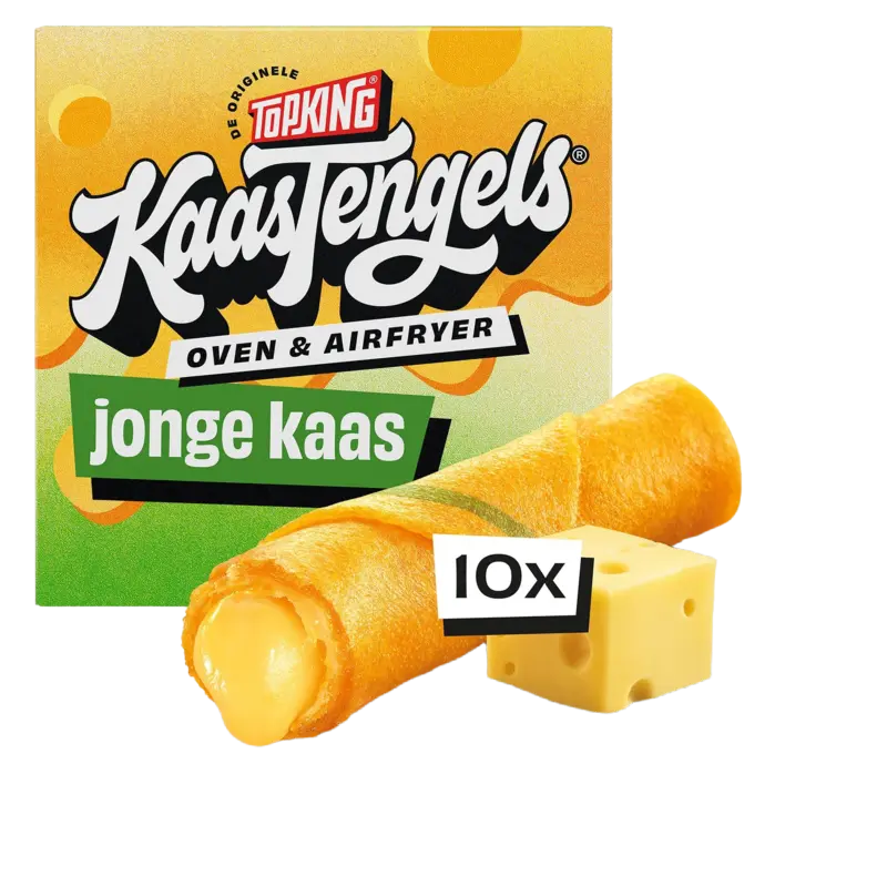 Topking Kaastengels jonge kaas oven en airfryer 150 g